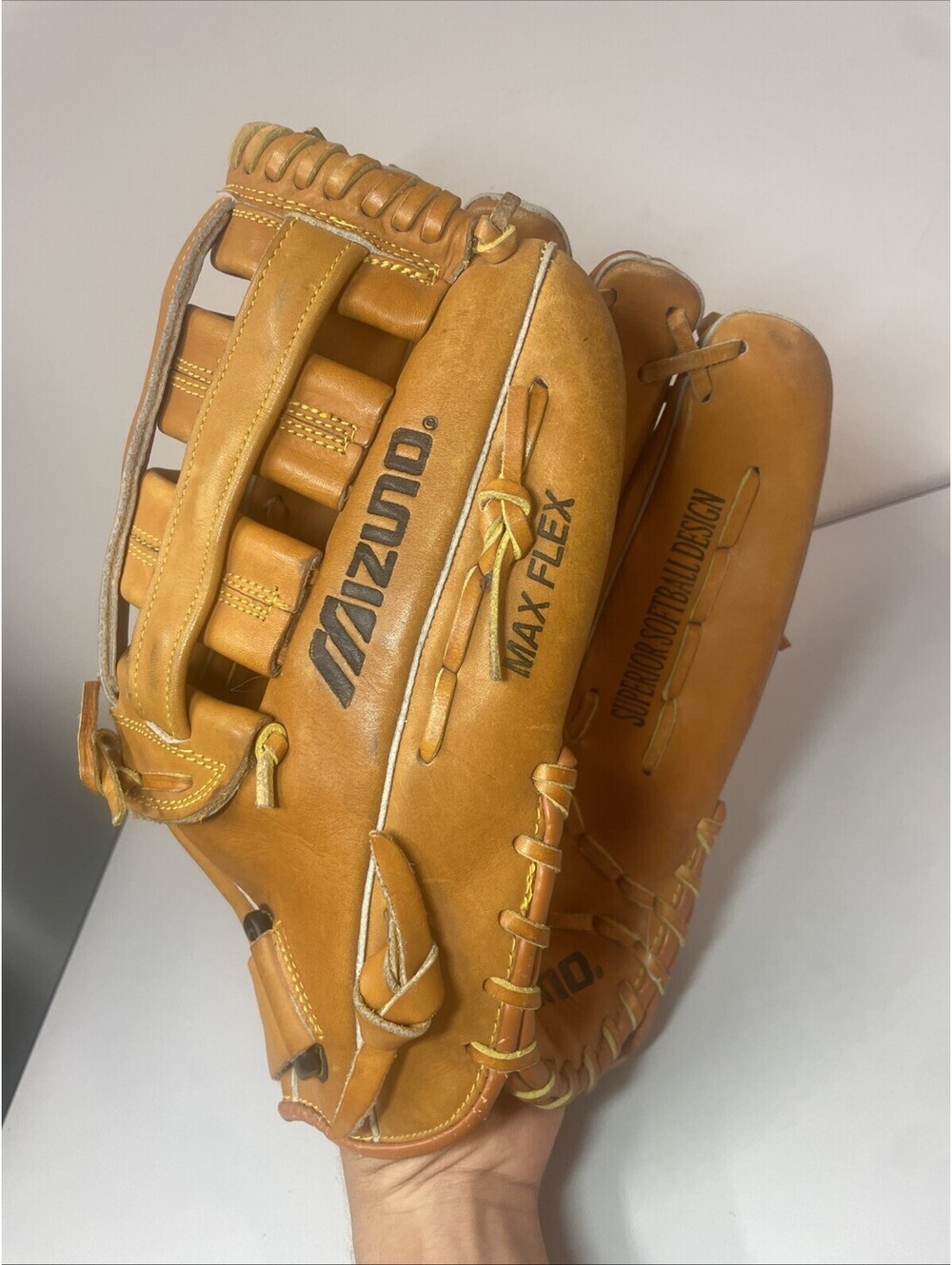 Mizuno MZ 1375 14 Inch Baseball Softball Glove Steerhide Leather PhilippinesRARE